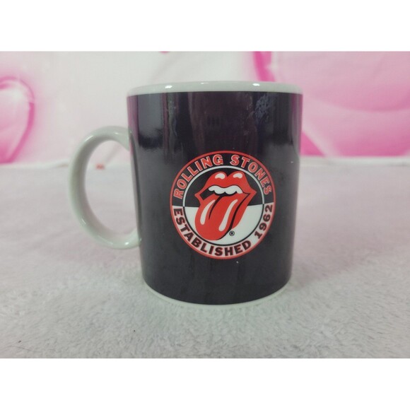 Rolling Stones Established 1962 Black Tongue Ceramic Mug Half Moon Bay UK 2005 - Picture 2 of 6